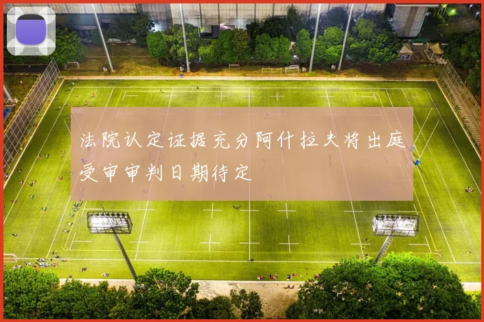 法院认定证据充分阿什拉夫将出庭受审审判日期待定
